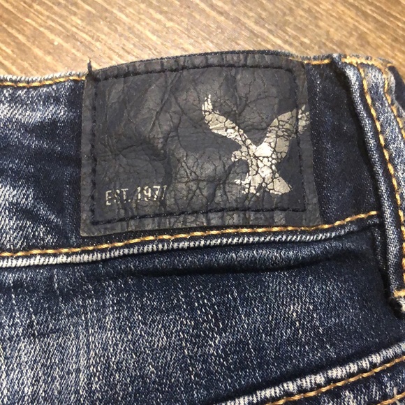 American Eagle Super Stretch Cutoff Denim Short Shorts - Picture 12 of 12